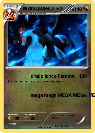 Pokemon M dracaufeu X EX