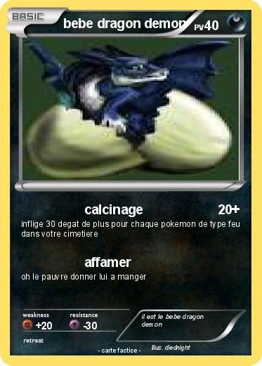 Pokemon bebe dragon demon