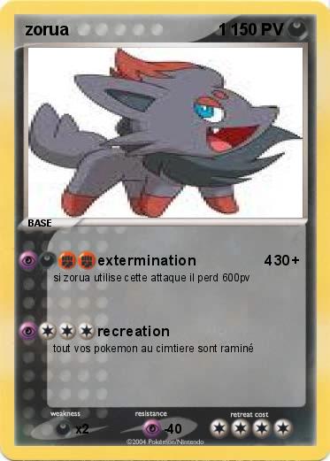 Pokemon zorua                                 1