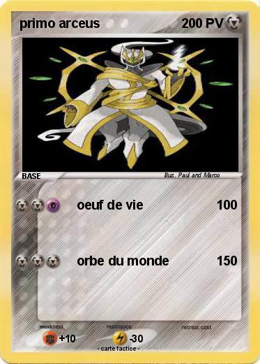 Pokemon primo arceus