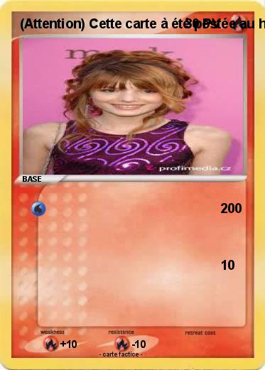 Pokemon (Attention) Cette carte à été postée au hasard.