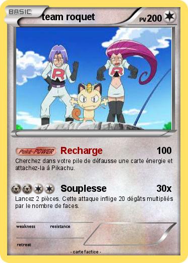Pokemon team roquet
