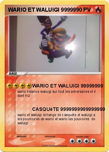 Pokemon WARIO ET WALUIGI 99999