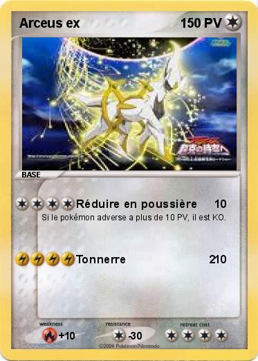 Pokemon Arceus ex