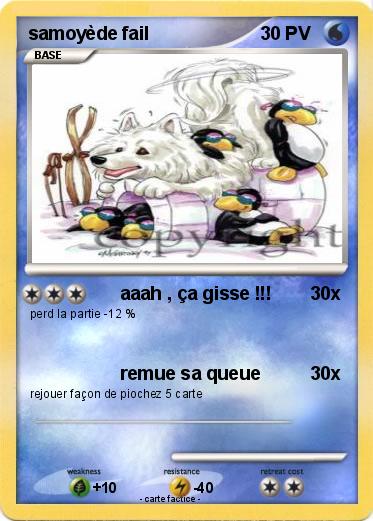 Pokemon samoyède fail