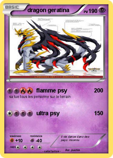 Pokemon dragon geratina