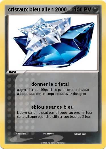 Pokemon cristaux bleu alien 2000