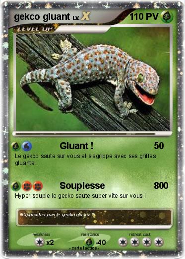 Pokemon gekco gluant