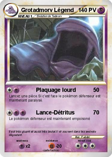 Pokemon Grotadmorv Légend