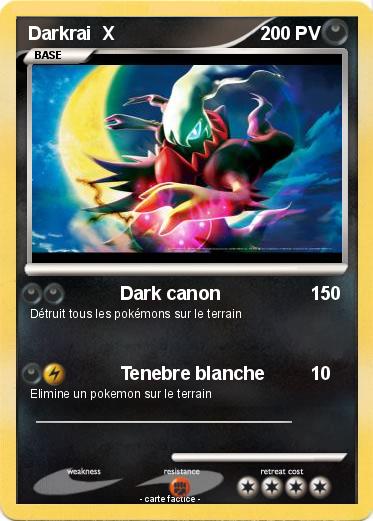 Pokemon Darkrai  X