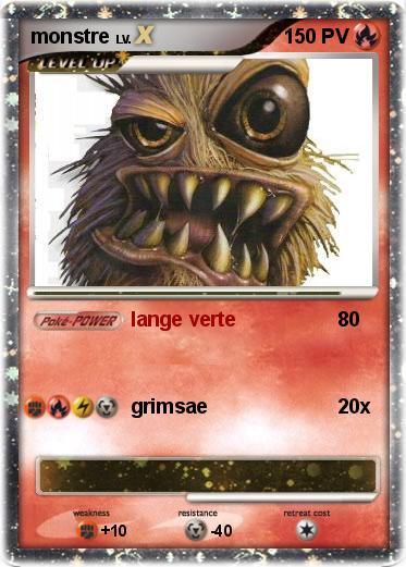 Pokemon monstre