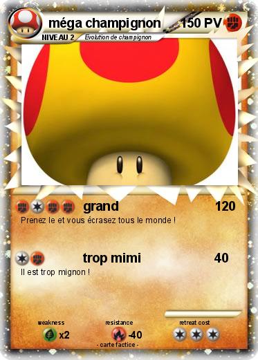 Pokemon méga champignon