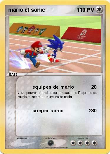 Pokemon mario et sonic