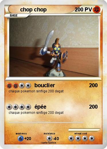 Pokemon chop chop