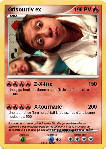 Pokemon Grisou niv ex