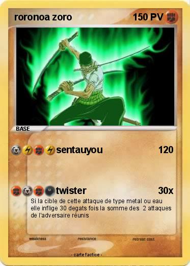 Pokemon roronoa zoro