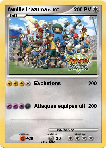 Pokemon famille inazuma