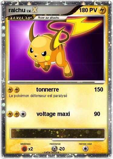 Pokemon raichu
