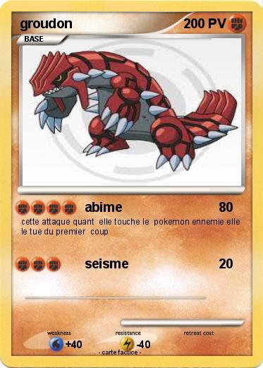 Pokemon groudon