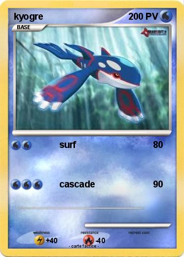 Pokemon kyogre
