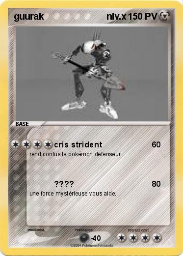 Pokemon guurak                         niv.x