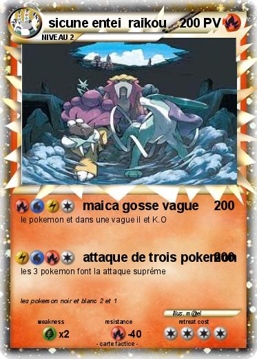 Pokemon sicune entei  raikou