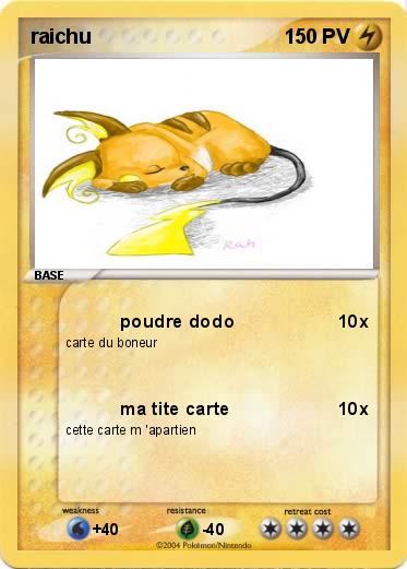 Pokemon raichu