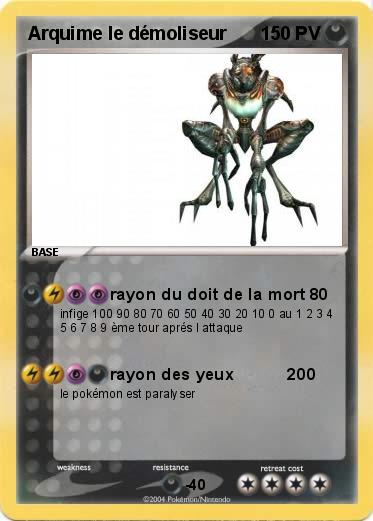 Pokemon Arquime le démoliseur
