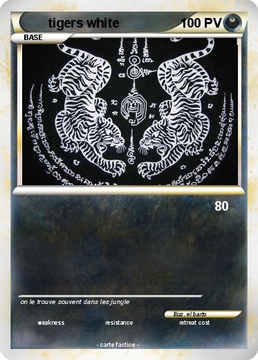 Pokemon tigers white