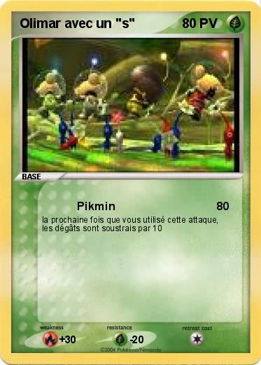 Pokemon Olimar avec un "s"