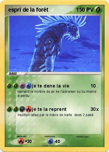 Pokemon espri de la forét