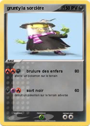 Pokemon grunty la sorcière