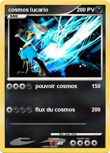 Pokemon cosmos lucario