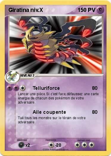 Pokemon Giratina niv.X