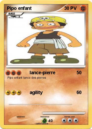 Pokemon Pipo enfant