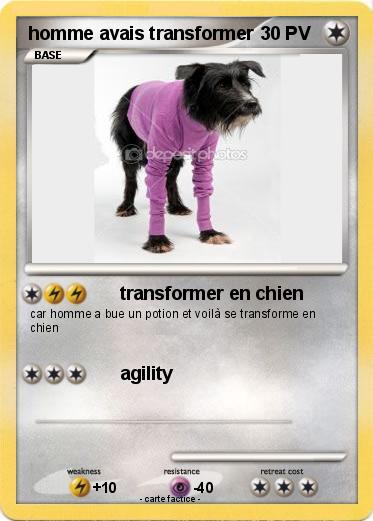 Pokemon homme avais transformer