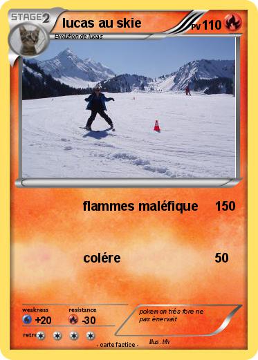 Pokemon lucas au skie