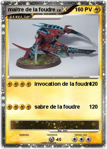 Pokemon maitre de la foudre