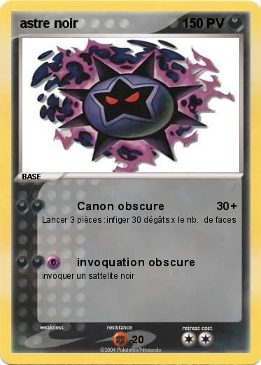 Pokemon astre noir