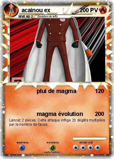 Pokemon acainou ex