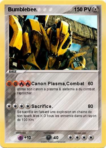 Pokemon Bumblebee.