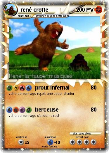 Pokemon rené crotte