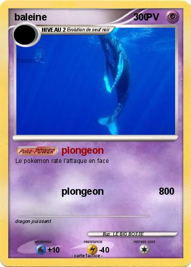 Pokemon baleine                                     0