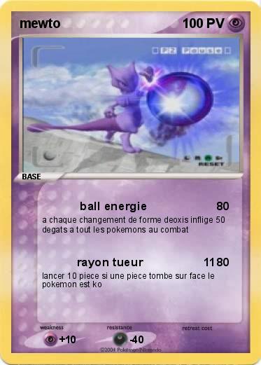 Pokemon mewto                             