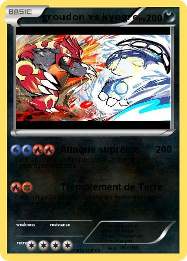 Pokemon groudon vs kyogre
