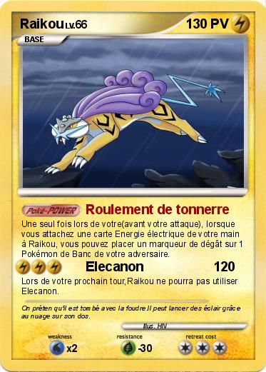 Pokemon Raikou
