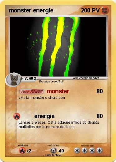 Pokemon monster energie