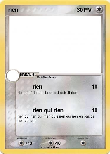 Pokemon rien