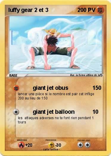 Pokemon luffy gear 2 et 3