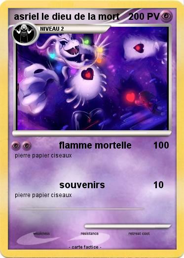 Pokemon asriel le dieu de la mort